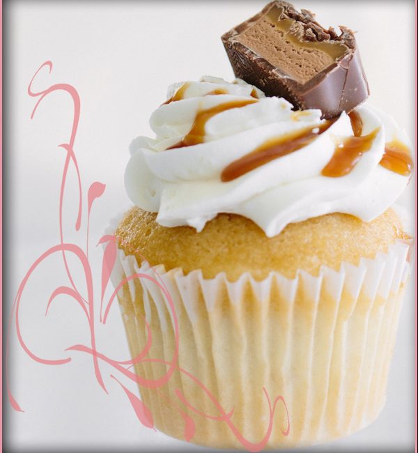 Cupcake - Vanilla caramel with vanilla buttercream