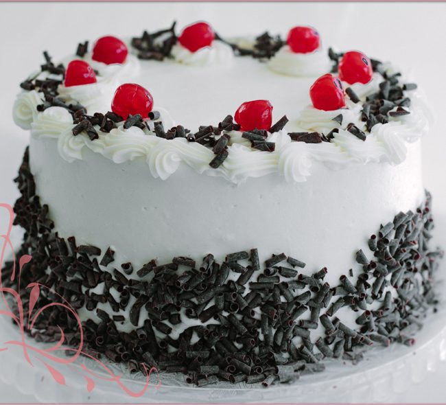 Cake - Black forest chocolate cake with cherry filling