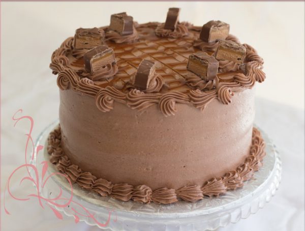 Cake - Chocolate with caramel cream filling