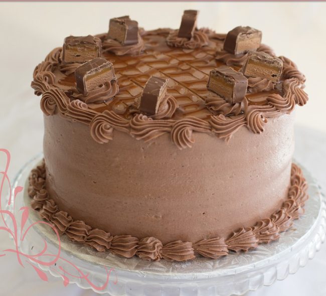 Cake - Chocolate with caramel cream filling