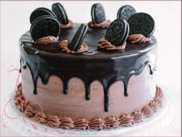 Cake - Chocolate with chocolate cream filling
