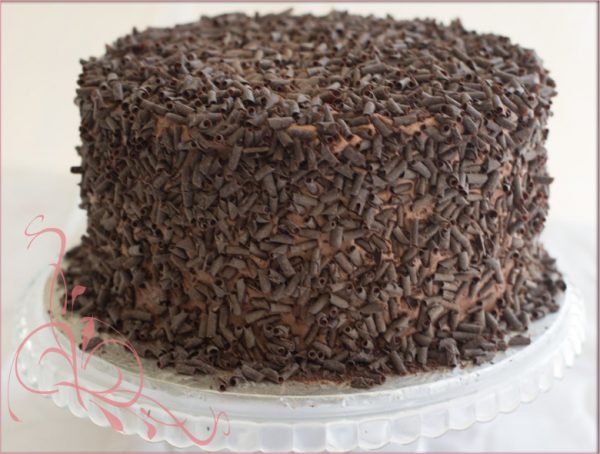 Cake - Chocolate with white chocolate cream filling