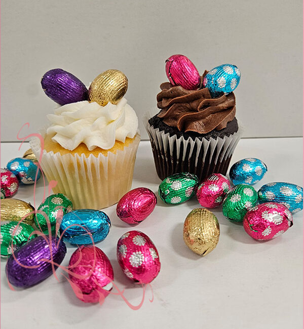 Cupcake - Happy Easter Eggs