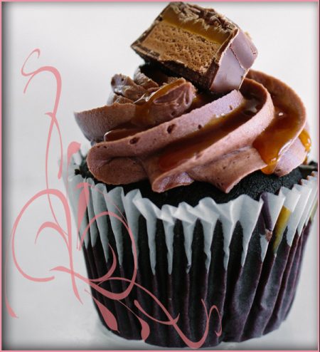 Cupcake - Chocolate caramel with chocolate buttercream