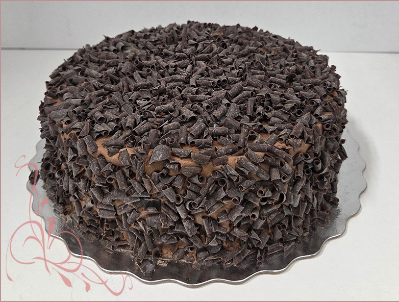 Cake - Chocolate with white chocolate cream filling - 2.5"