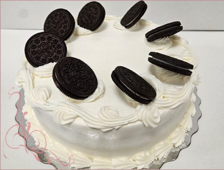 Cake - Vanilla cake with chocolate cream filling - 2.5"